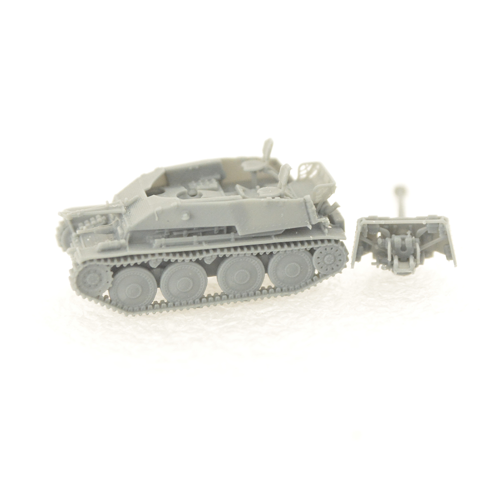 Model Kit Destroyer - Немецкий 38T MarderIII Sd.Kfz.139[762MM] Разрушитель 1/144