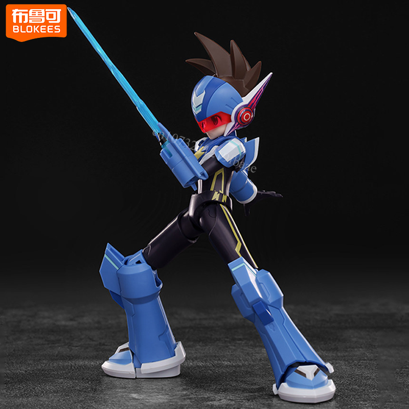Model Kit Ultraman Zero - Оригинальная фигурка Blokees ROCKMAN, игрушка Рокмен-падающая