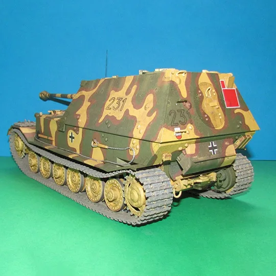 Model Kit Destroyer - 1:25 Масштаб Фердинанант Jagdpanzer Elefant Tank