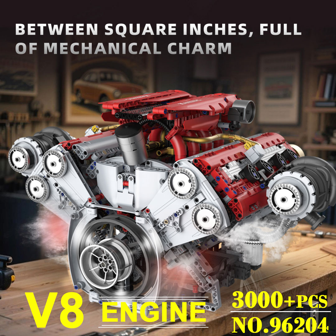 Моторизованный двигатель V8, 3 – обзор и цена Model Kit V8 Engine
