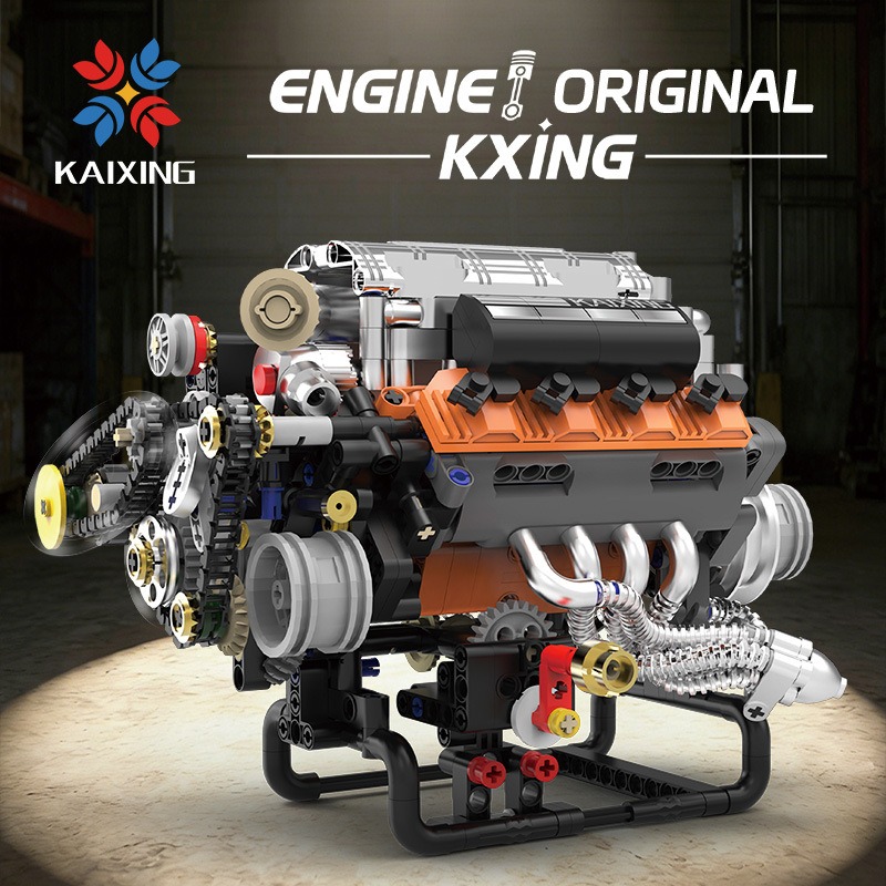 K96215 767 деталей, модель дви – обзор и цена Model Kit V8 Engine