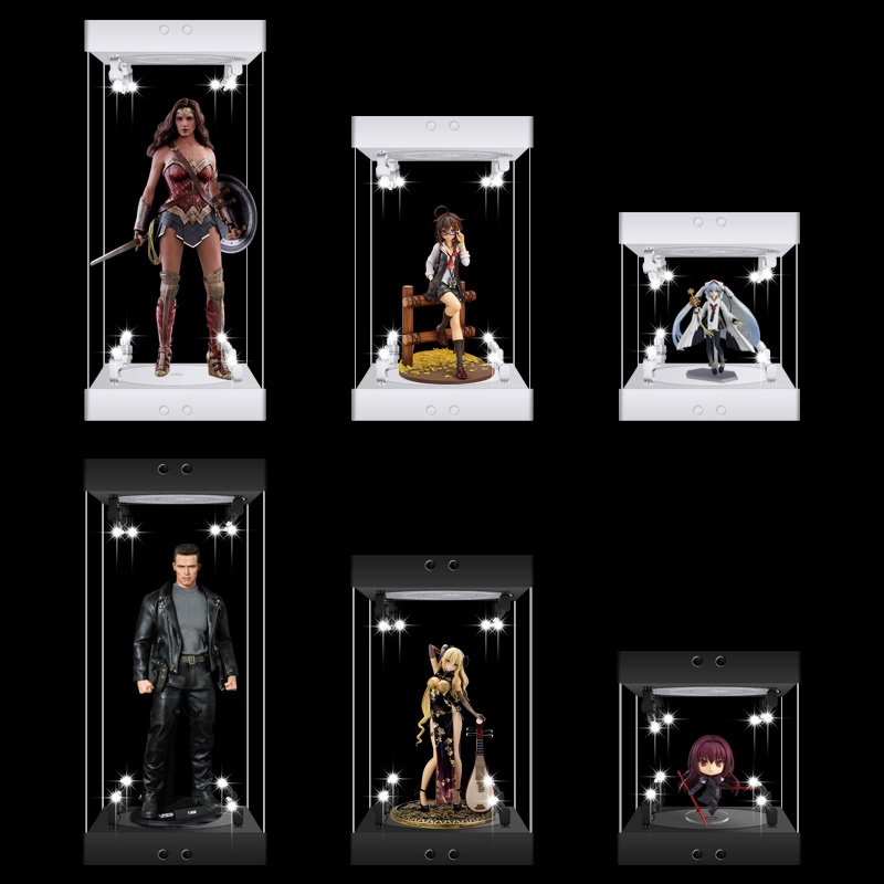 Сборка вращающихся светодиодны – обзор и цена Model Kit Display Case