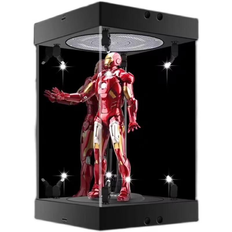 Сборка вращающихся светодиодны – обзор и цена Model Kit Display Case