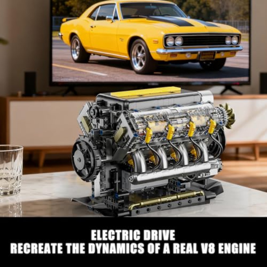 Модельный набор двигателя V8,  – обзор и цена Model Kit V8 Engine