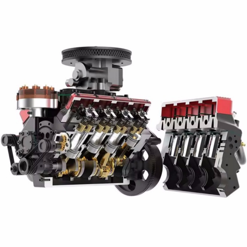 Двигатель TOYAN V8, 4-тактный, – обзор и цена Model Kit V8 Engine