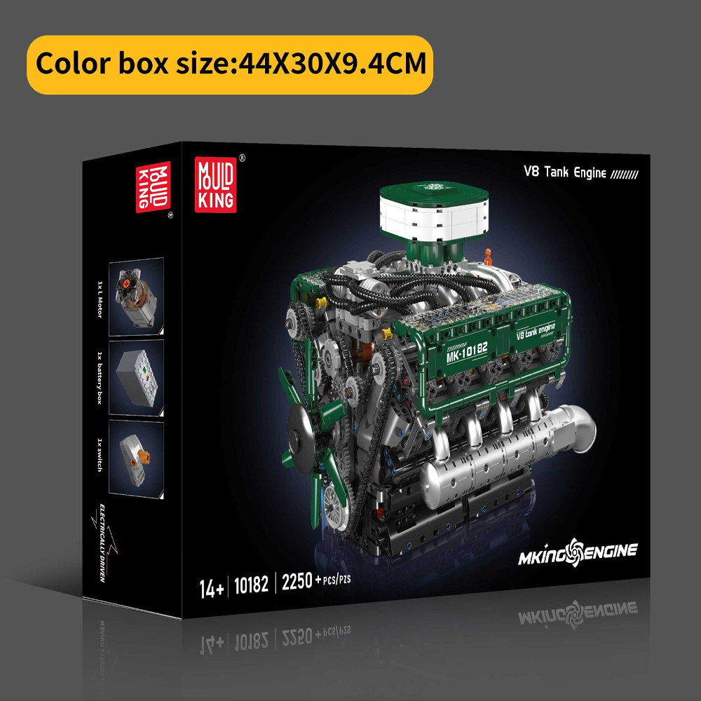 Mold King 10182 V8 Модель танк – обзор и цена Model Kit V8 Engine