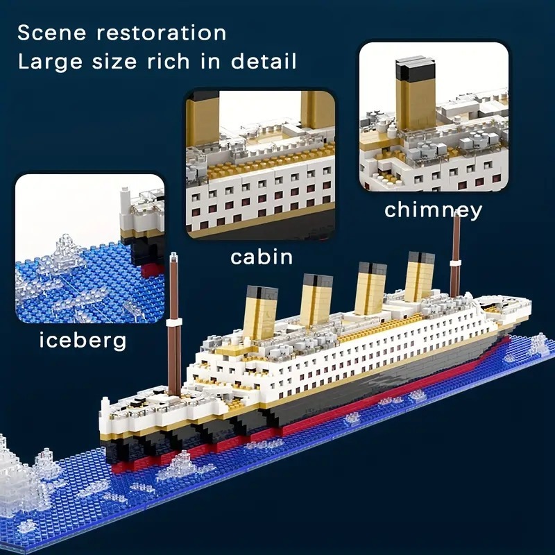 Титаник микро строительные бло – обзор и цена Model Kit Titanic
