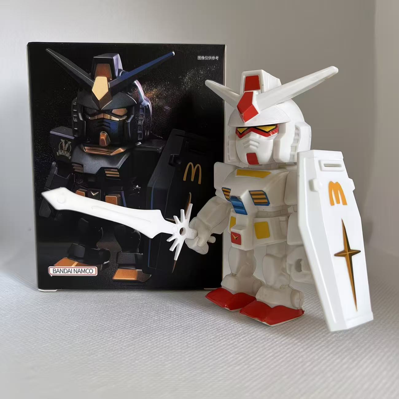 Фигурка Макдоналдс Гандам QMSV – обзор и цена Model Kit Gundam Bandai