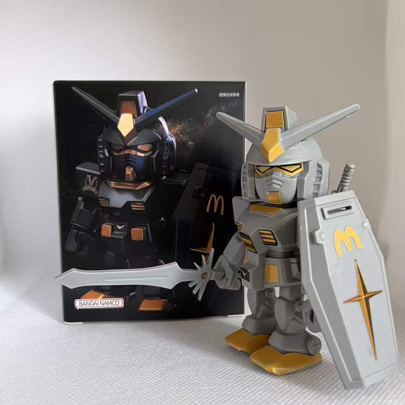 Фигурка Макдоналдс Гандам QMSV – обзор и цена Model Kit Gundam Bandai