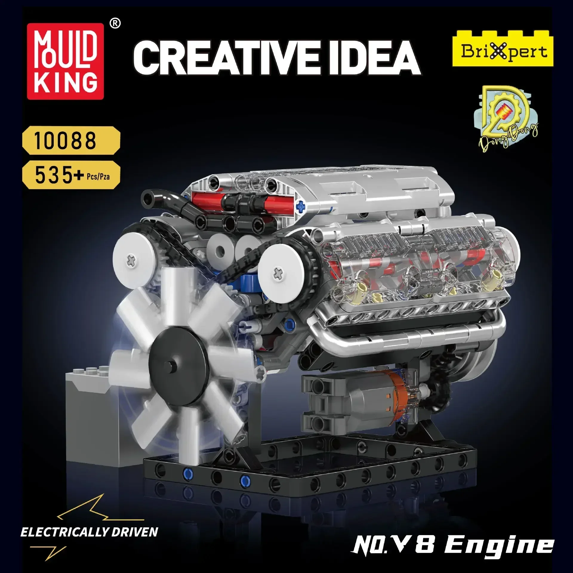 Наборы строительных блоков с д – обзор и цена Model Kit V8 Engine