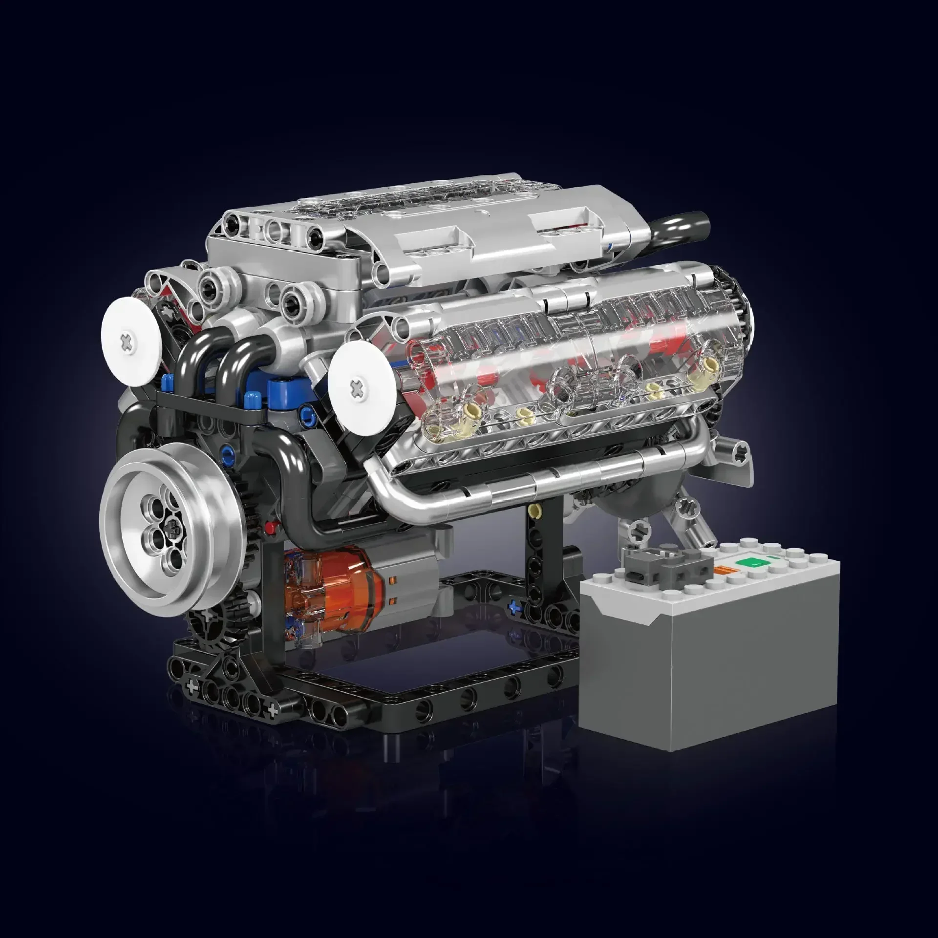 Наборы строительных блоков с д – обзор и цена Model Kit V8 Engine