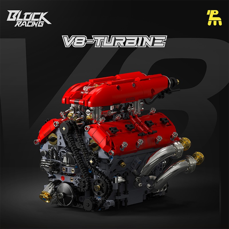 Конструктор T5011 V8 Turbo Eng – обзор и цена Model Kit V8 Engine