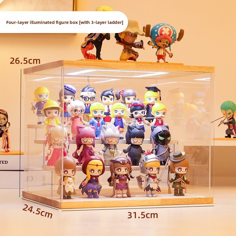 Акриловая витрина с LED-подсве – обзор и цена Model Kit Display Case