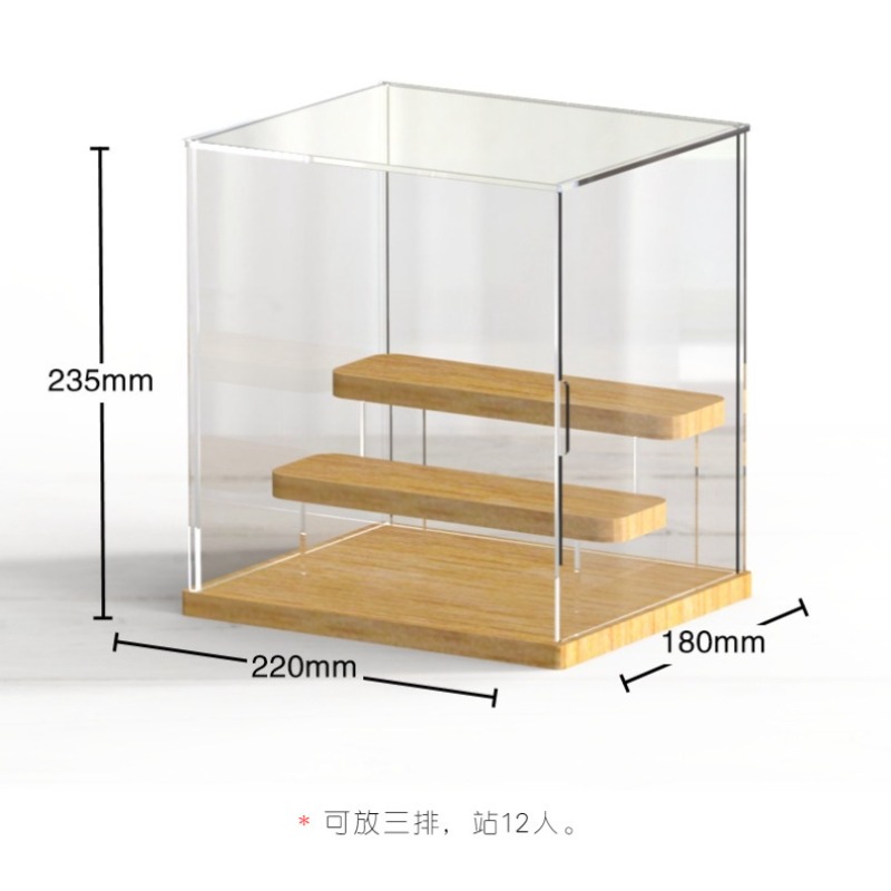 Акриловая витрина с LED-подсве – обзор и цена Model Kit Display Case